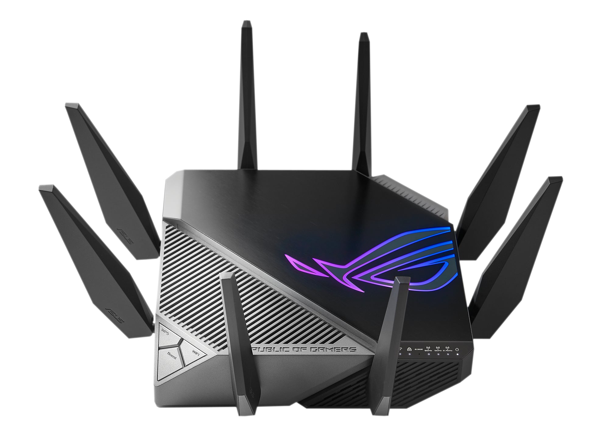 ASUS GT-AXE11000 trådlös router Gigabit Ethernet Triband (2,4 GHz/5 GHz/6 GHz) Svart