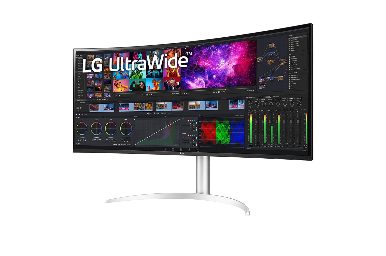 LG LG 40WP95XP-W platta pc-skärmar 100,8 cm (39.7") 5120 x 2160 pixlar UltraWide 5K HD Vit