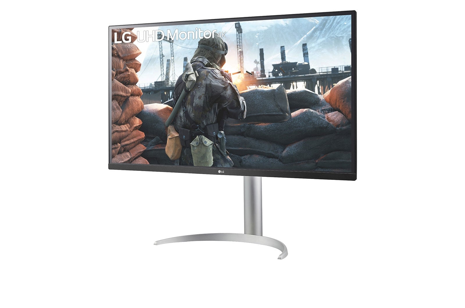 LG LG 27BP55U-B platta pc-skärmar 68,6 cm (27") 3840 x 2160 pixlar 4K Ultra HD LED Silver