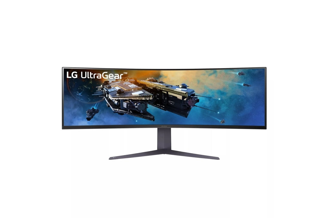 LG LG 45GR65DC-B platta pc-skärmar 114,3 cm (45") 5120 x 1440 pixlar Quad HD Svart