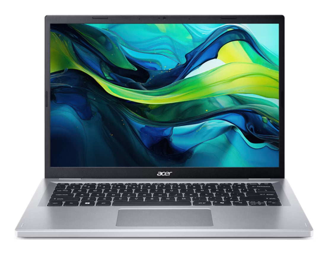 Acer Aspire AG14-21P-R5DQ AMD Ryzen™ 5 7520U Bärbar dator 35,6 cm (14") Full HD 16 GB LPDDR5-SDRAM 1 TB SSD Wi-Fi 6 (802.11ax) Windows 11 Home Silver