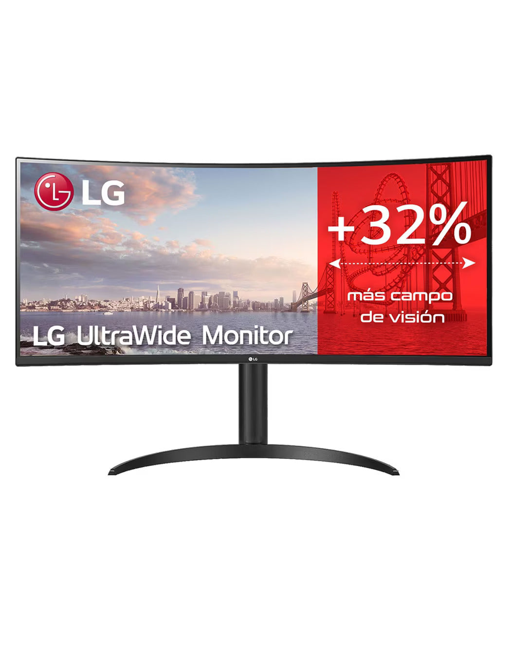 LG 34WP75CP-B platta pc-skärmar 86,4 cm (34") 3440 x 1440 pixlar Wide Quad HD LCD Svart