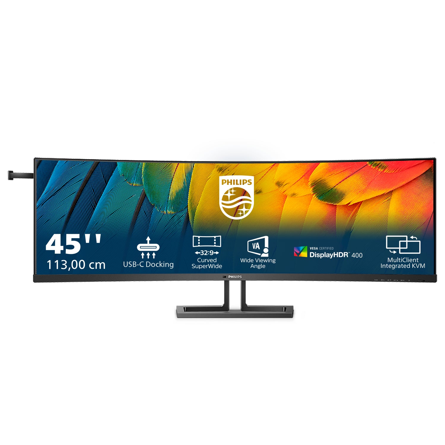 Philips Philips 6000 series 45B1U6900C/00 LED-skærm 113 cm (44,5") 5120 x 1440 pixels UltraWide Dual Quad HD Sort