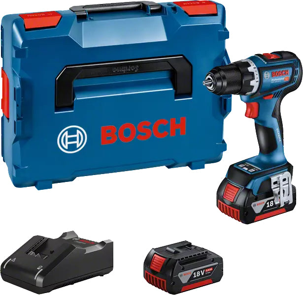 Bosch GSR 18V-90 C 2100 RPM 1,1 kg Svart, Blå, Röd