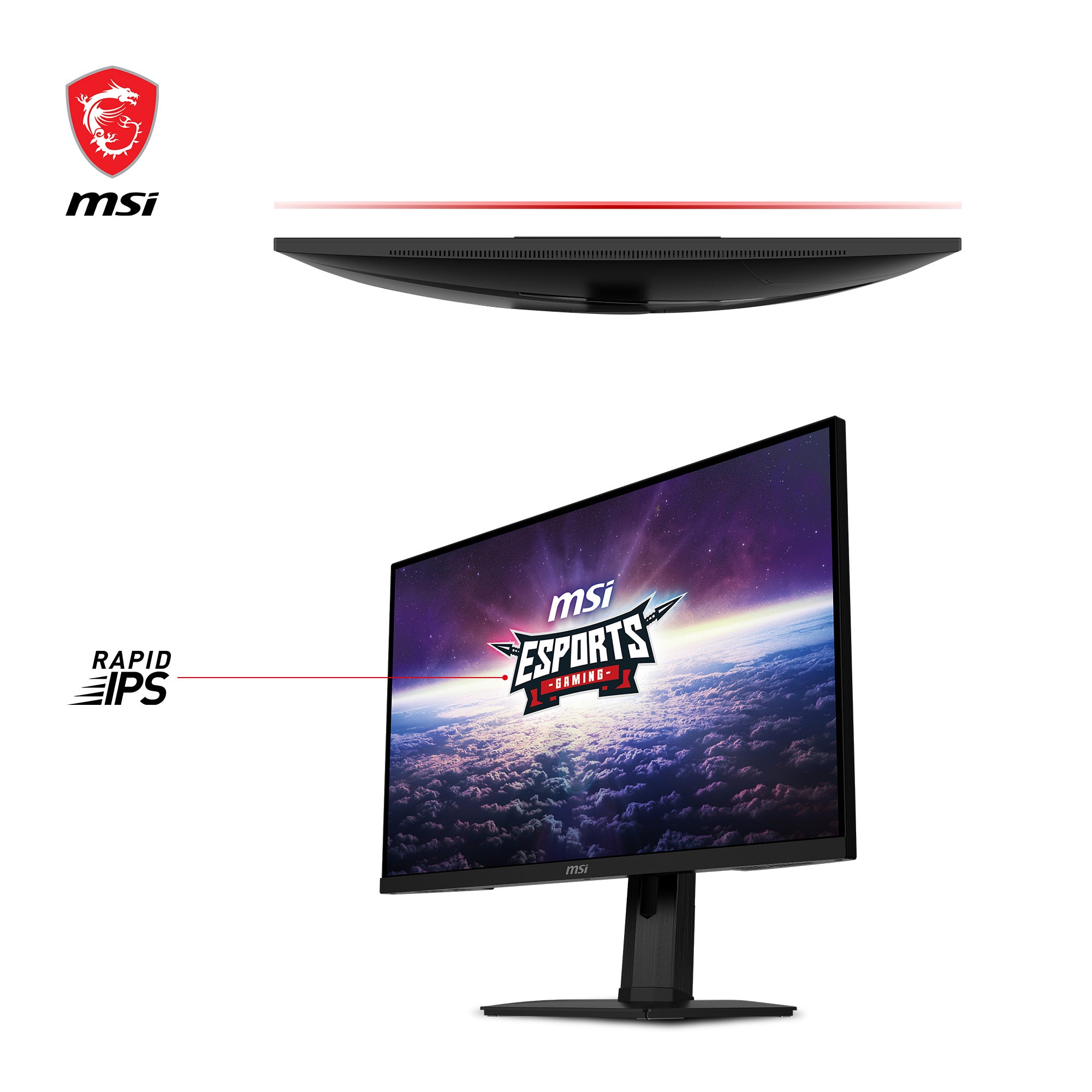 MSI MSI G274QPXDE platta pc-skärmar 68,6 cm (27") 2560 x 1440 pixlar Wide Quad HD LCD Svart