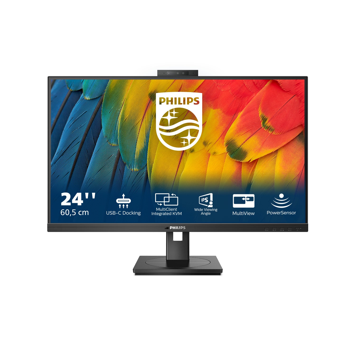 Philips Philips 5000 series 24B1U5301H/00 LED display 60,5 cm (23.8") 1920 x 1080 pixlar Full HD LCD Svart