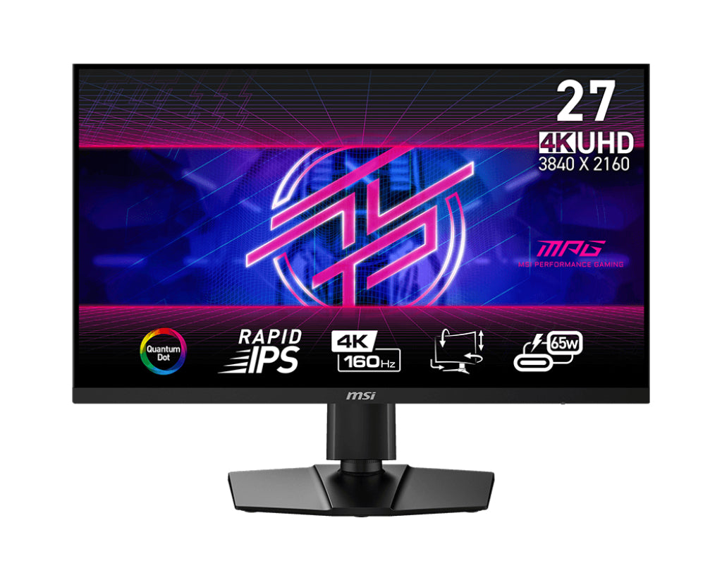 MSI MSI MPG 274URFDE QD platta pc-skärmar 68,6 cm (27") 3840 x 2160 pixlar 4K Ultra HD LCD Svart