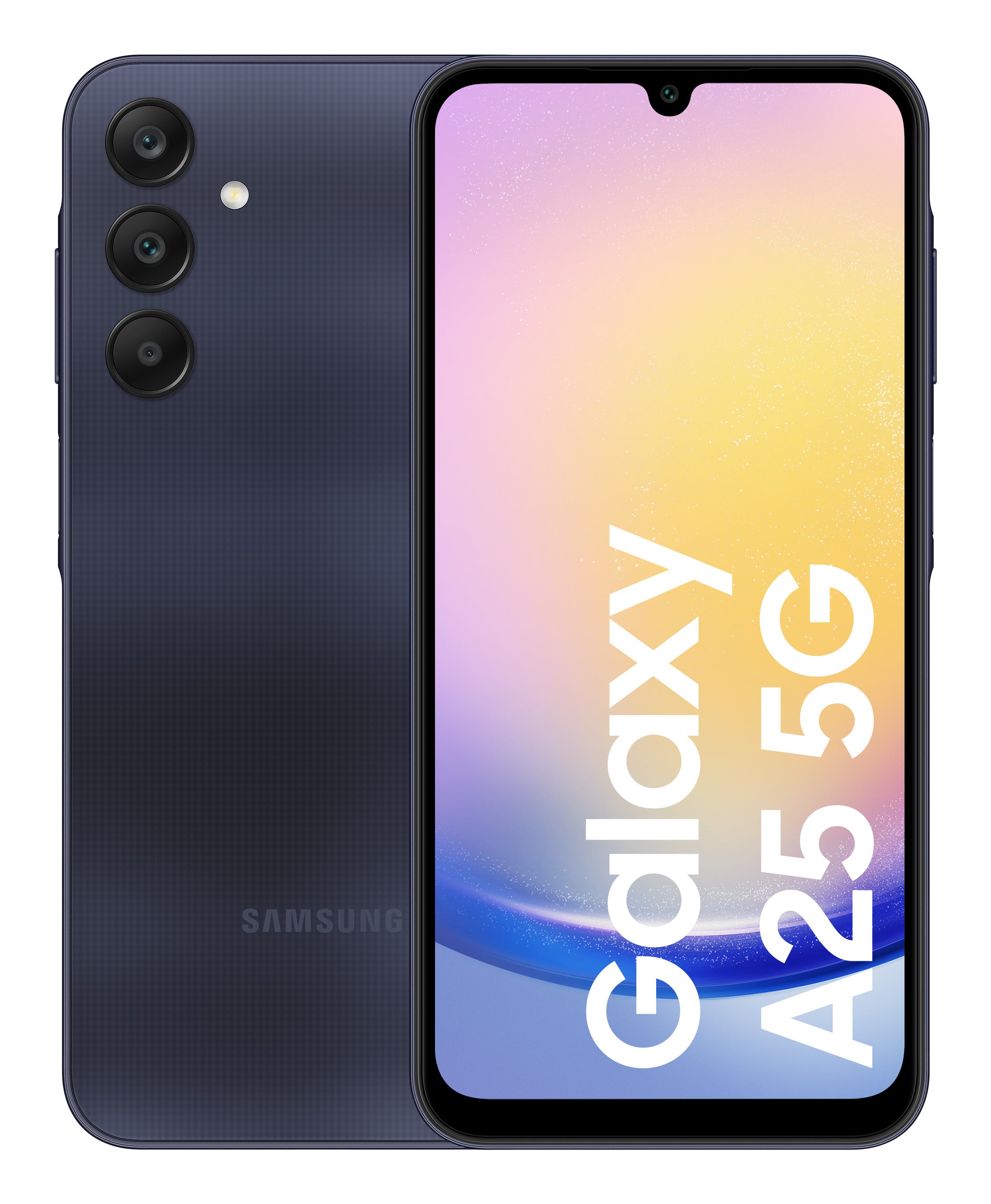 Samsung Galaxy A25 5G SM-A256B 16,5 cm (6.5") Dubbla SIM-kort Android 14 USB Type-C 6 GB 128 GB 5000 mAh Svart, Blå