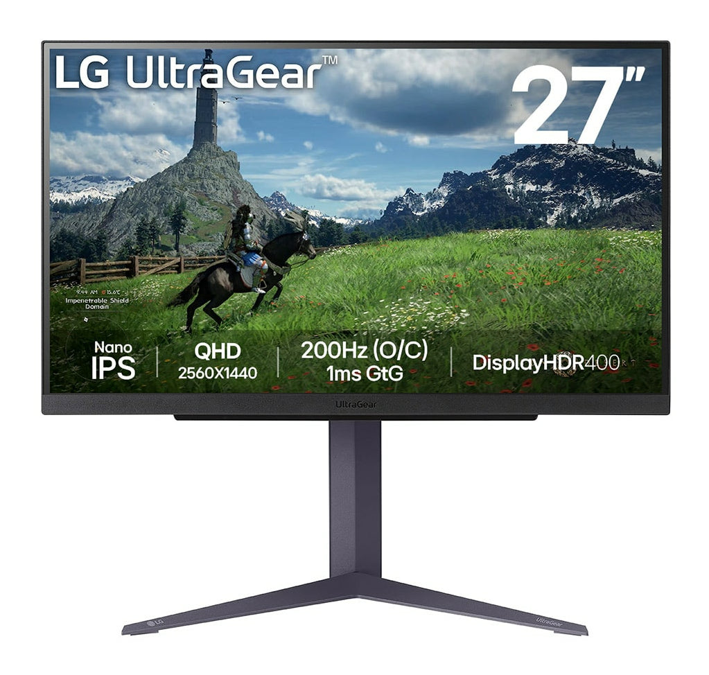 LG LG 27GS85Q-B platta pc-skärmar 68,6 cm (27") 2560 x 1440 pixlar Quad HD LCD Svart