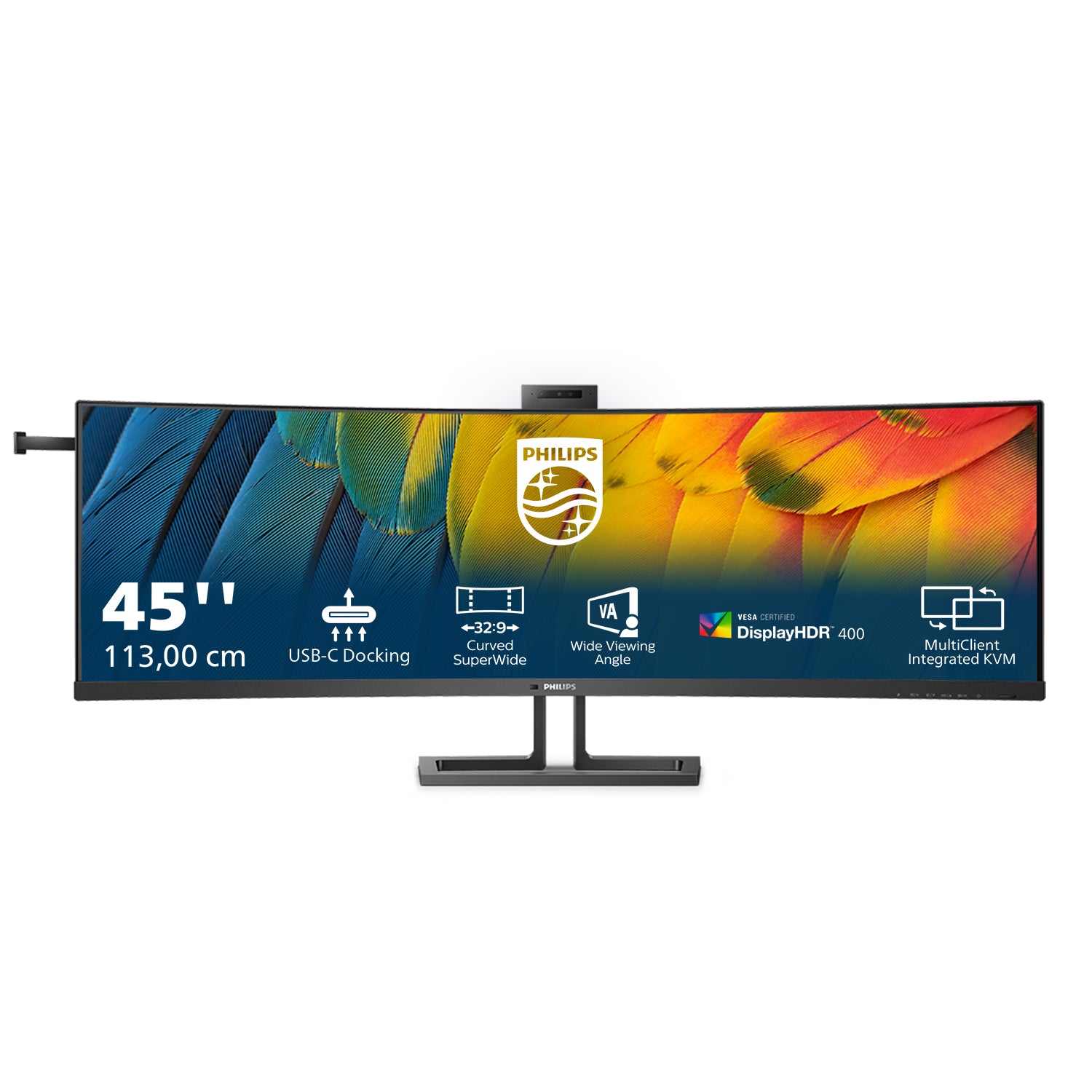 Philips Philips 6000 series 45B1U6900CH/00 LED-skærm 113 cm (44,5") 5120 x 1440 pixels UltraWide Dual Quad HD Sort