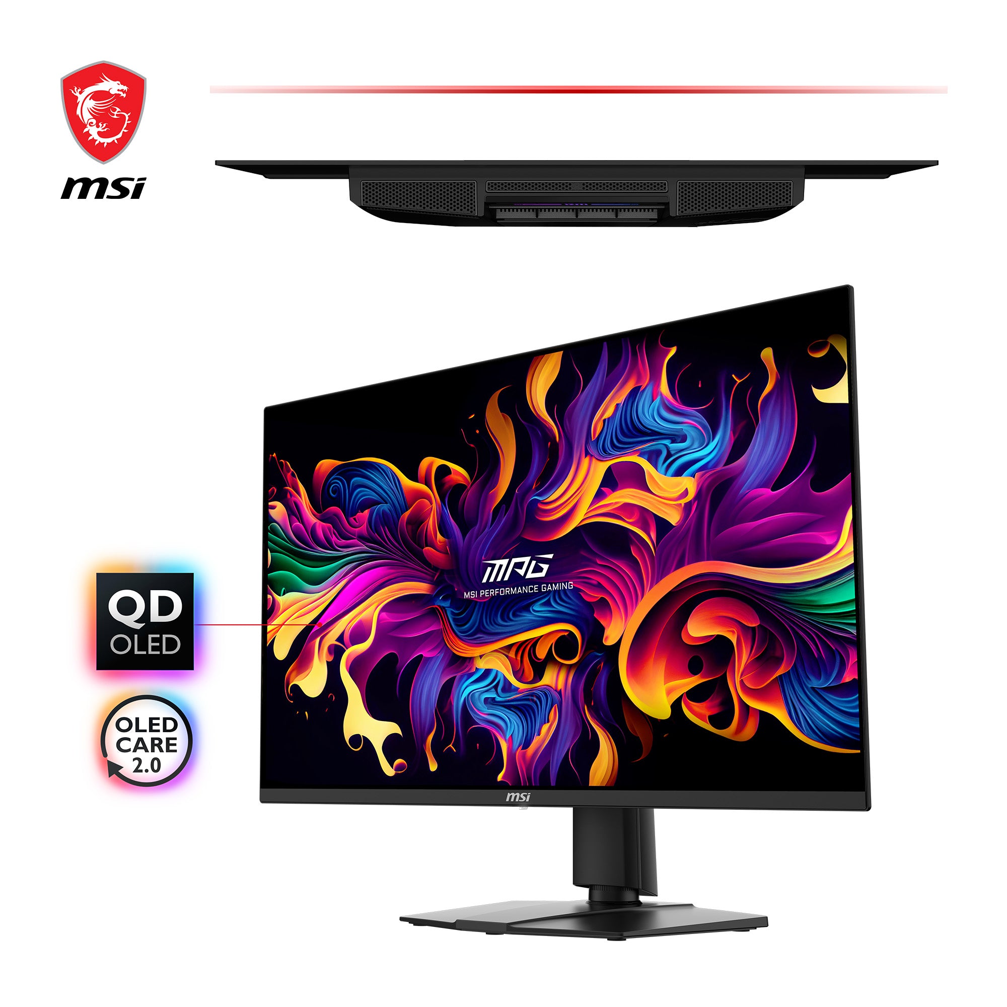 MSI MSI MPG 271QRXDE QD-OLED platta pc-skärmar 67,3 cm (26.5") 2560 x 1440 pixlar Wide Quad HD Svart