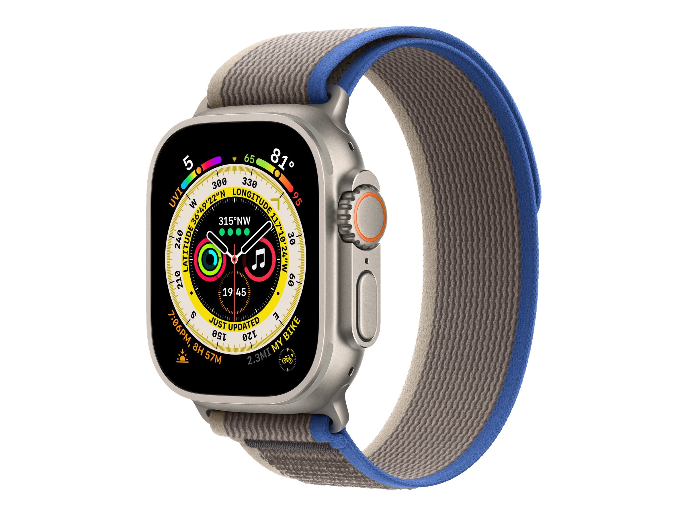 Apple Watch Ultra 49 mm Blå Grå Smart ur