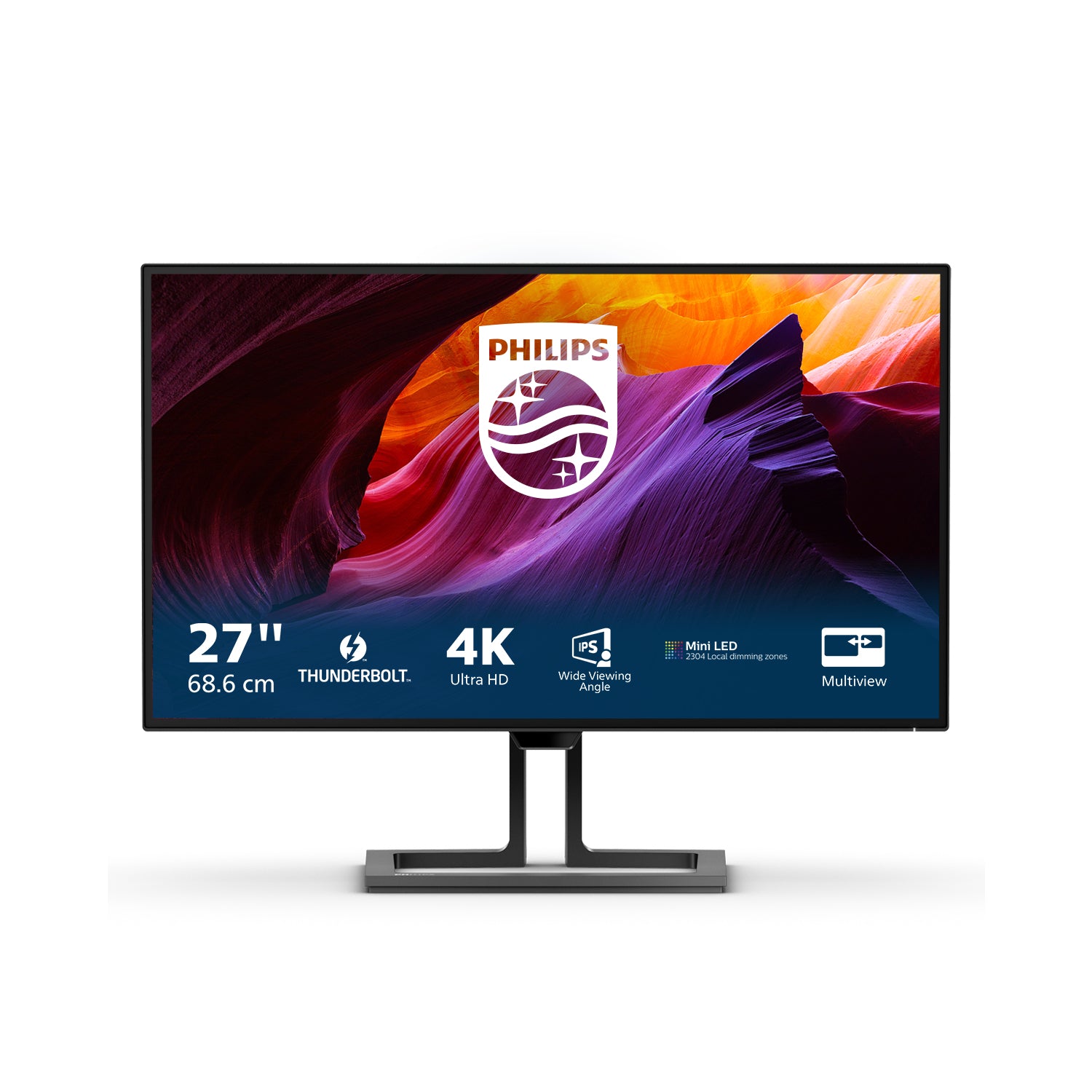 Philips Philips Brilliance 27B1U7903/00 LED display 68,6 cm (27") 3840 x 2160 pixlar 4K Ultra HD Svart