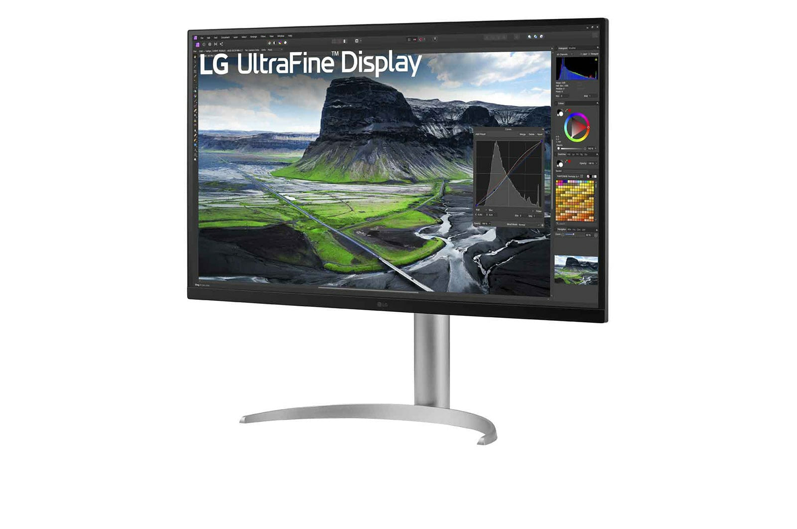 LG LG 32UQ850V-W platta pc-skärmar 80 cm (31.5") 3840 x 2160 pixlar 4K Ultra HD LED