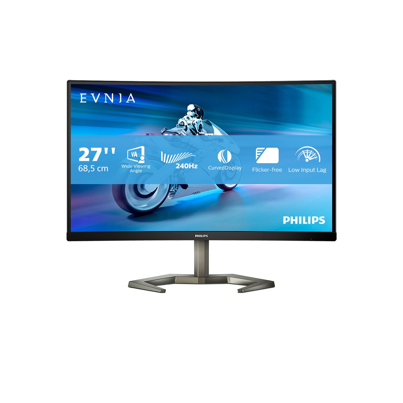 Philips Philips Evnia 27M1C5200W/00 platta pc-skärmar 68,6 cm (27") 1920 x 1080 pixlar Full HD LCD Svart