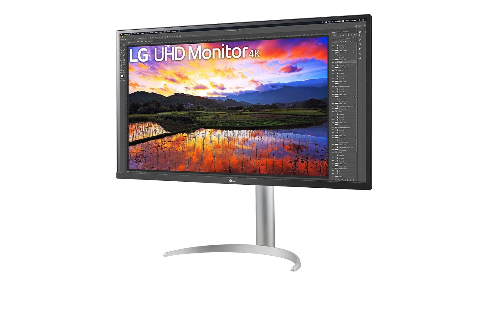 LG 32UP55NP-W platta pc-skärmar 80 cm (31.5") 3840 x 2160 pixlar 4K Ultra HD Vit